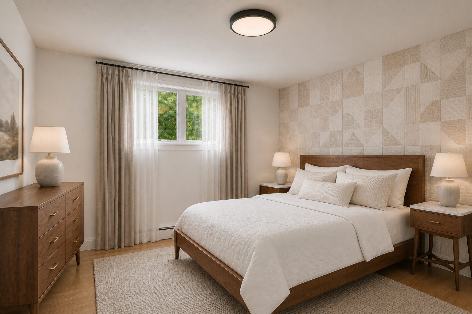 Queen bedroom one